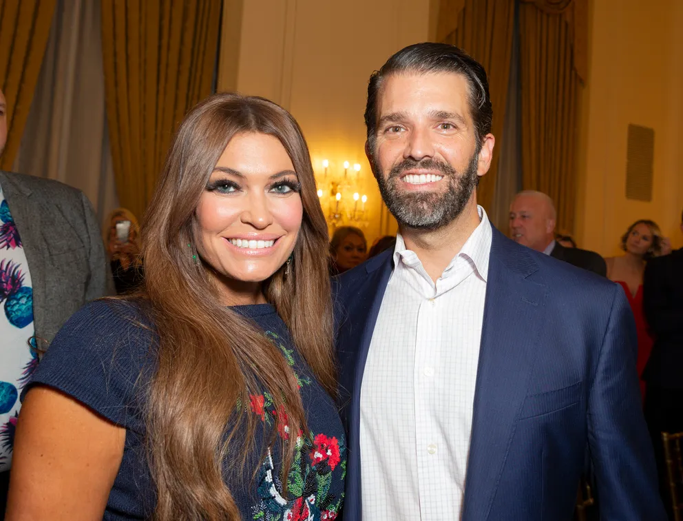 Kimberly Guilfoyle and Donald Trump Jr. attend Zang Toi 30th anniversary fashion show on September 10, 2019 | Source: Getty Images